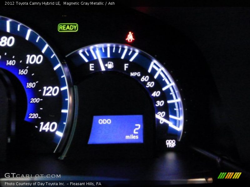 Magnetic Gray Metallic / Ash 2012 Toyota Camry Hybrid LE