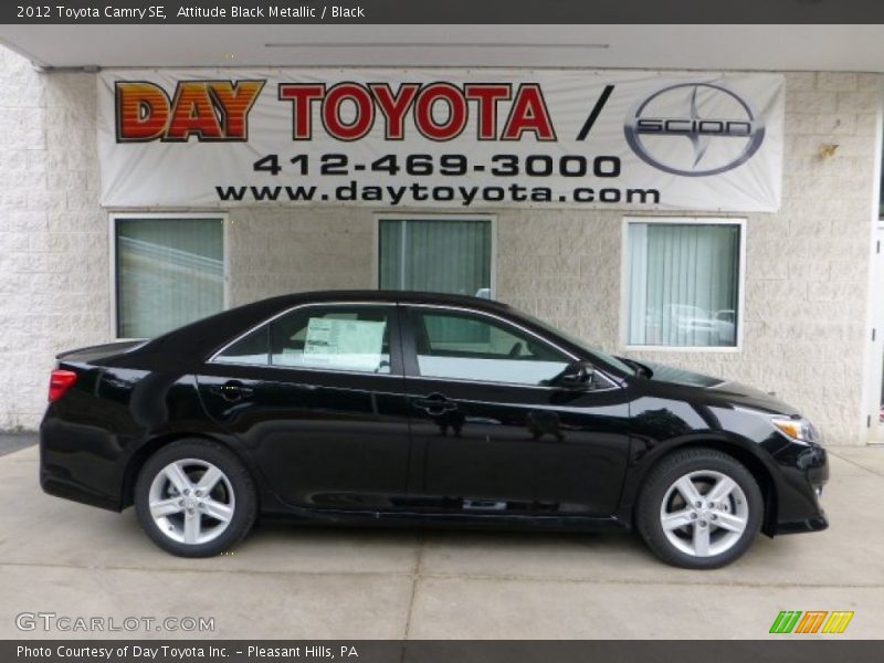 Attitude Black Metallic / Black 2012 Toyota Camry SE