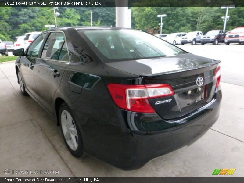 Attitude Black Metallic / Black 2012 Toyota Camry SE