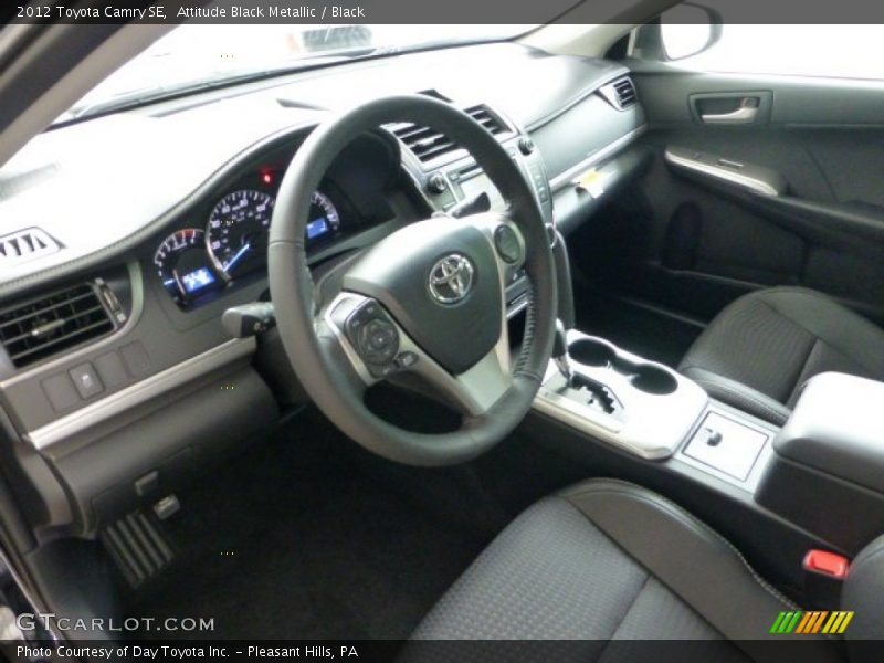 Attitude Black Metallic / Black 2012 Toyota Camry SE