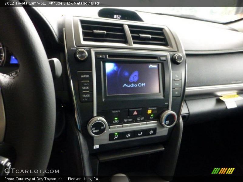 Attitude Black Metallic / Black 2012 Toyota Camry SE