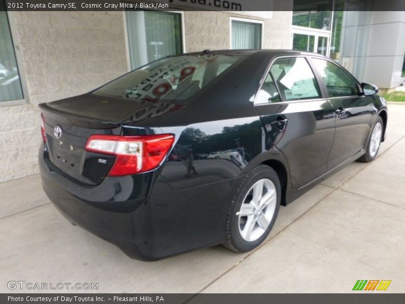 Cosmic Gray Mica / Black/Ash 2012 Toyota Camry SE