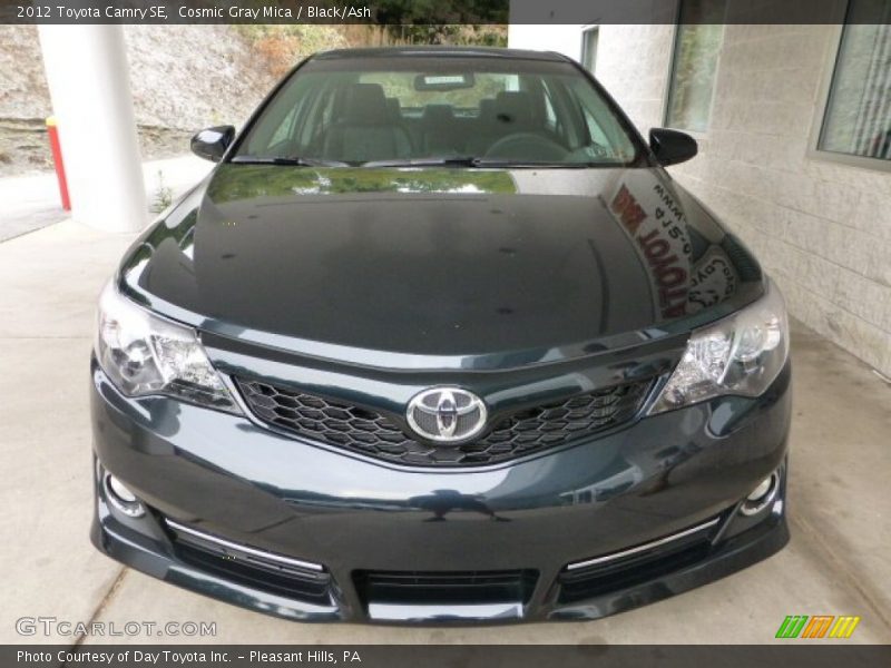 Cosmic Gray Mica / Black/Ash 2012 Toyota Camry SE