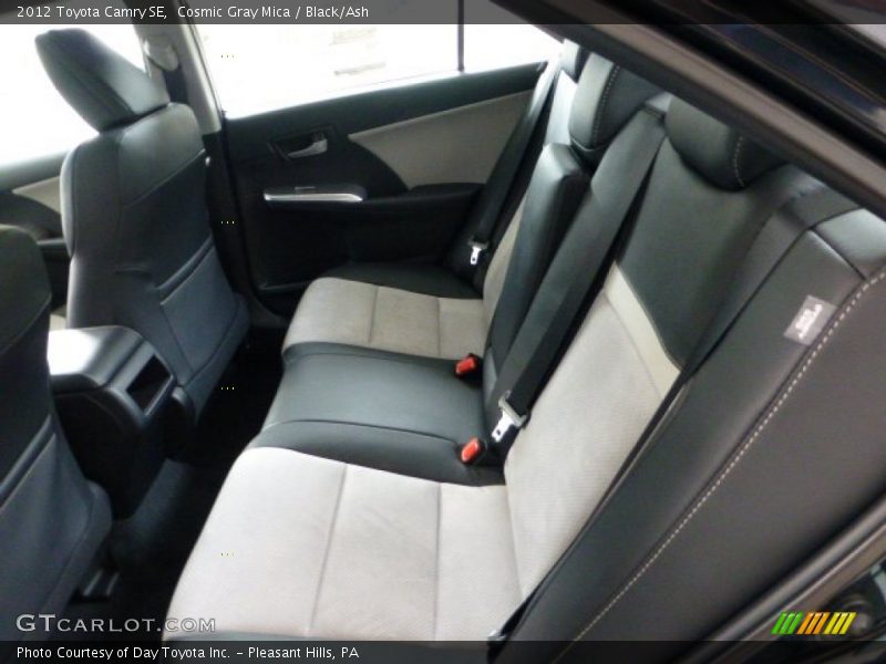 Cosmic Gray Mica / Black/Ash 2012 Toyota Camry SE