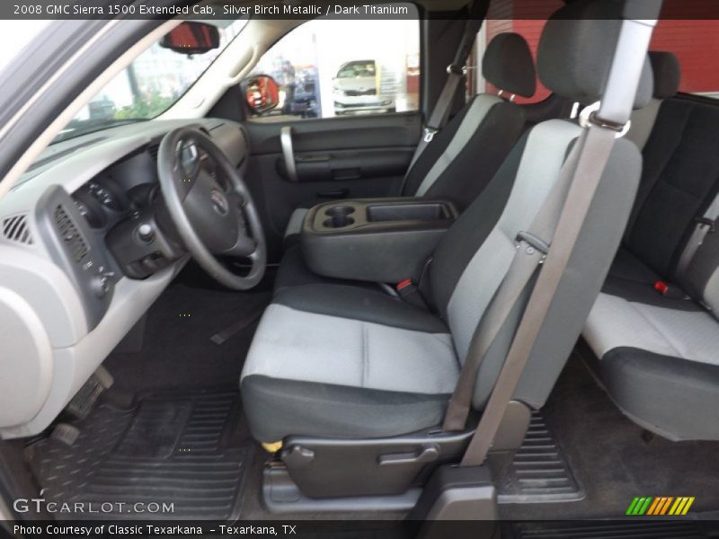 Front Seat of 2008 Sierra 1500 Extended Cab