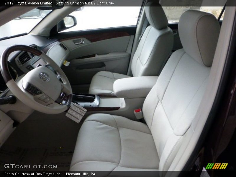 Sizzling Crimson Mica / Light Gray 2012 Toyota Avalon Limited