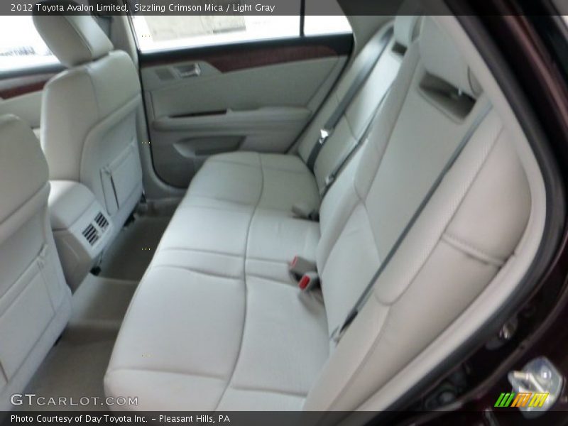 Sizzling Crimson Mica / Light Gray 2012 Toyota Avalon Limited