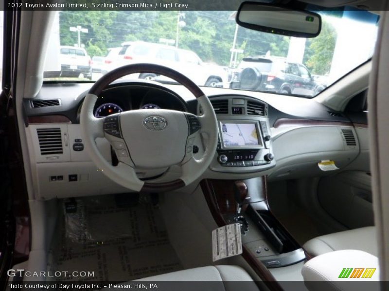 Sizzling Crimson Mica / Light Gray 2012 Toyota Avalon Limited