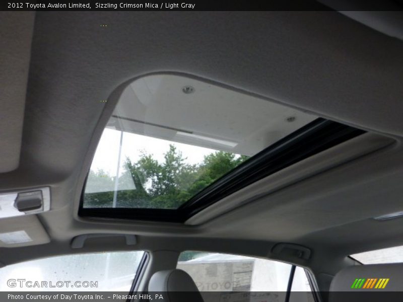 Sizzling Crimson Mica / Light Gray 2012 Toyota Avalon Limited