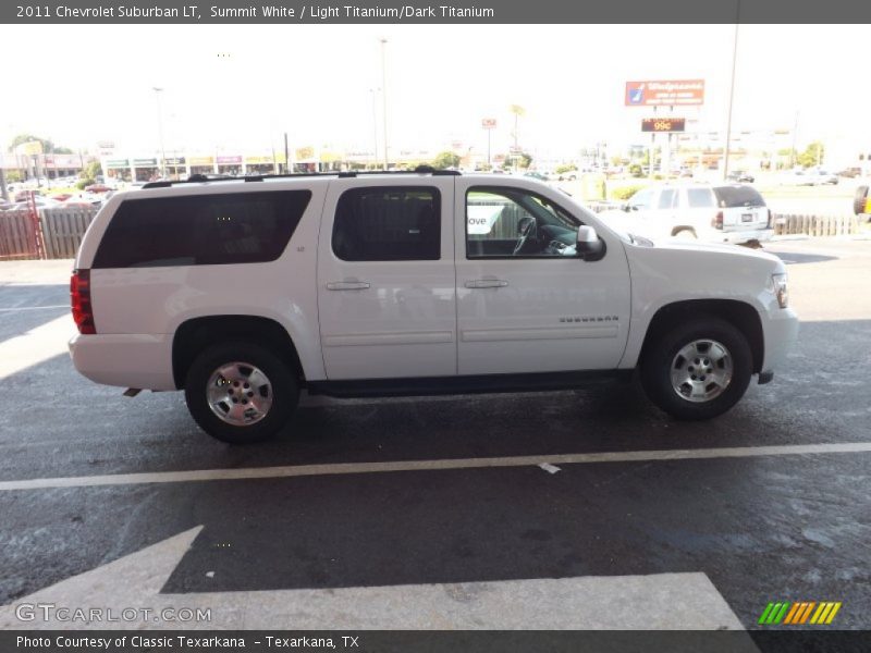 Summit White / Light Titanium/Dark Titanium 2011 Chevrolet Suburban LT
