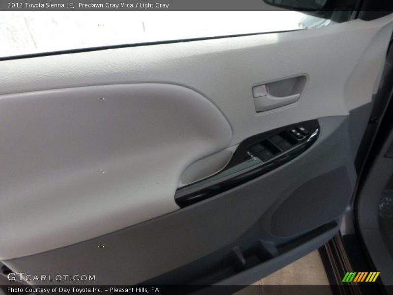 Predawn Gray Mica / Light Gray 2012 Toyota Sienna LE