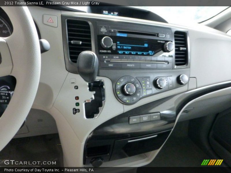 Predawn Gray Mica / Light Gray 2012 Toyota Sienna LE