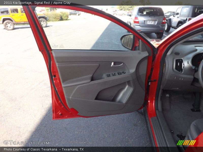 Signal Red / Alpine Gray 2011 Kia Sportage