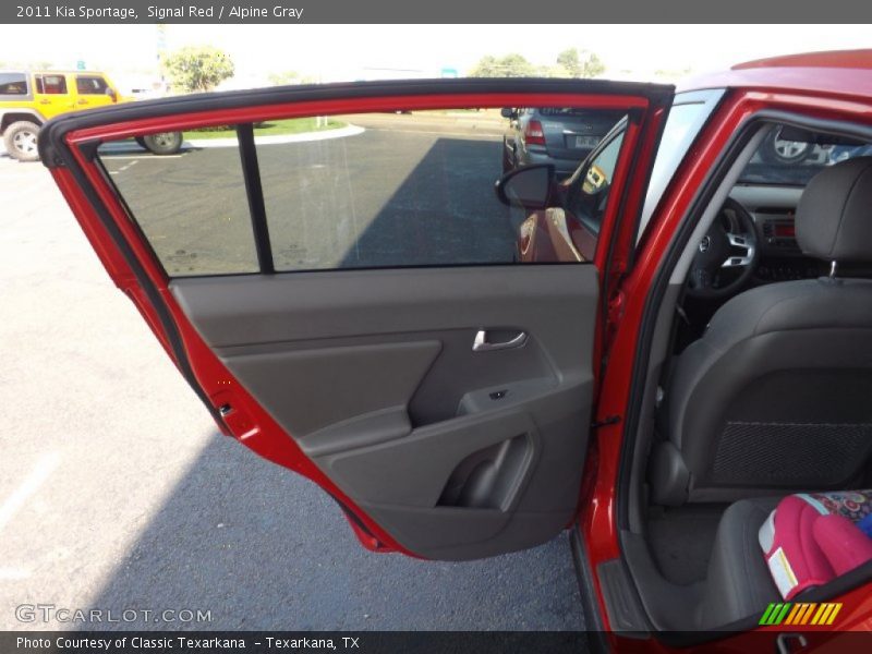 Signal Red / Alpine Gray 2011 Kia Sportage