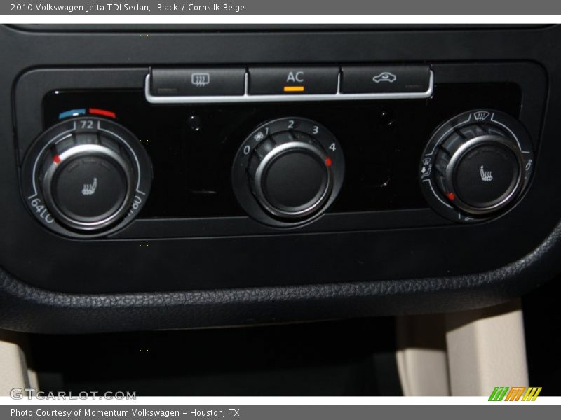 Black / Cornsilk Beige 2010 Volkswagen Jetta TDI Sedan