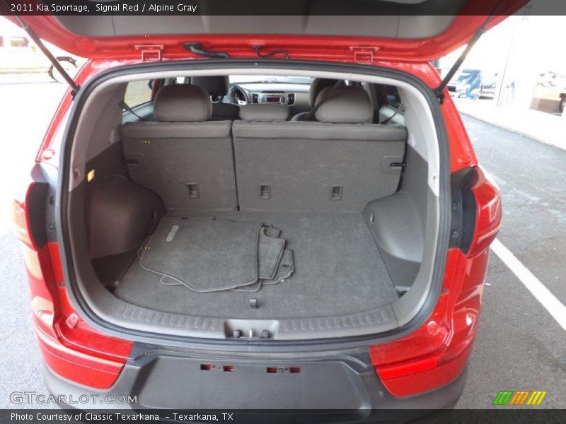  2011 Sportage  Trunk