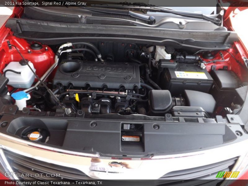  2011 Sportage  Engine - 2.4 Liter DOHC 16-Valve CVVT 4 Cylinder