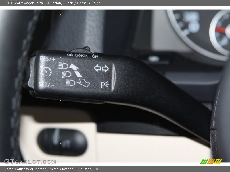Black / Cornsilk Beige 2010 Volkswagen Jetta TDI Sedan