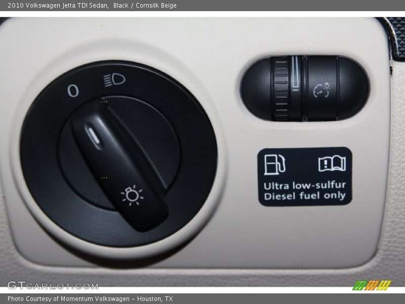 Black / Cornsilk Beige 2010 Volkswagen Jetta TDI Sedan