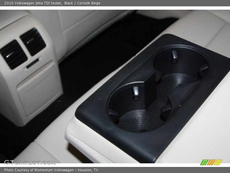 Black / Cornsilk Beige 2010 Volkswagen Jetta TDI Sedan