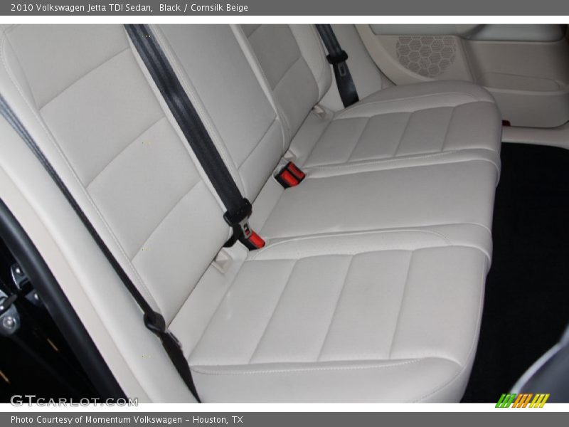 Black / Cornsilk Beige 2010 Volkswagen Jetta TDI Sedan