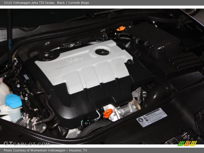 Black / Cornsilk Beige 2010 Volkswagen Jetta TDI Sedan