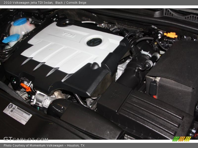 Black / Cornsilk Beige 2010 Volkswagen Jetta TDI Sedan