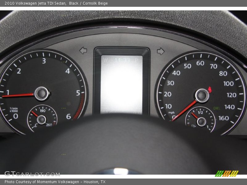 Black / Cornsilk Beige 2010 Volkswagen Jetta TDI Sedan