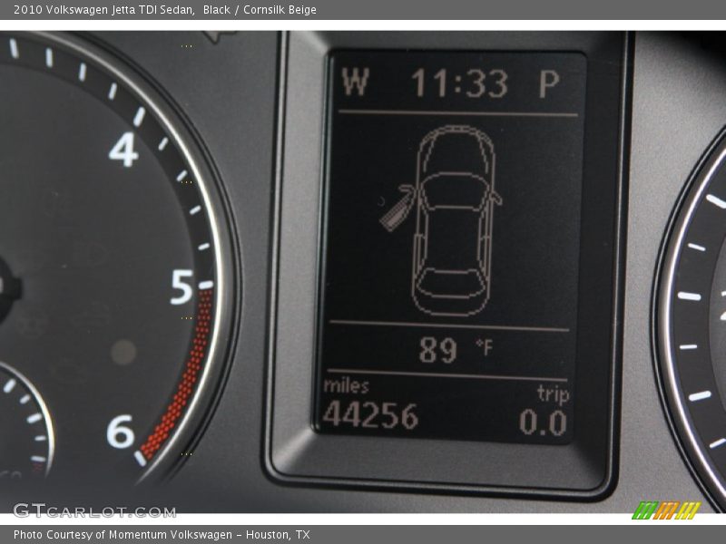 Black / Cornsilk Beige 2010 Volkswagen Jetta TDI Sedan