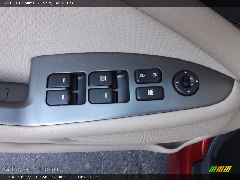 Spicy Red / Beige 2011 Kia Optima LX