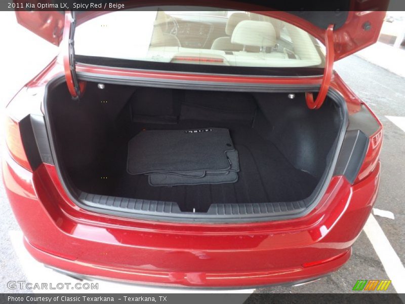 Spicy Red / Beige 2011 Kia Optima LX