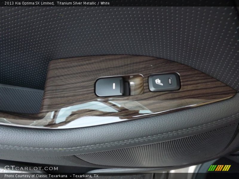 Titanium Silver Metallic / White 2013 Kia Optima SX Limited
