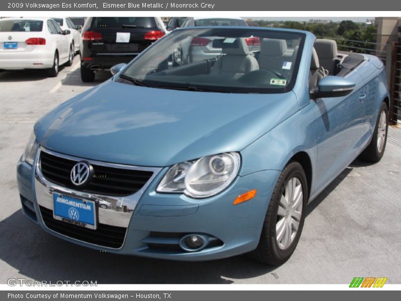 Eismeer Blue Metallic / Moonrock Grey 2009 Volkswagen Eos Komfort