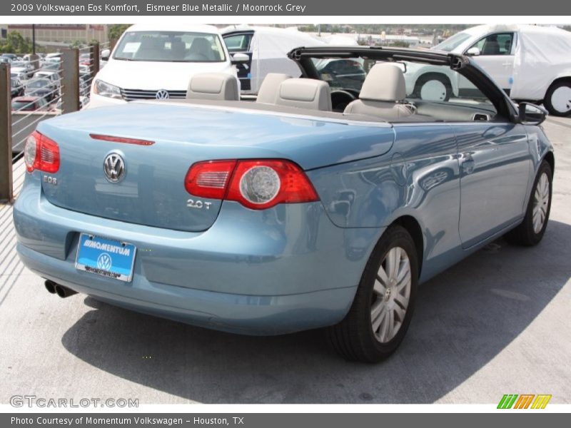 Eismeer Blue Metallic / Moonrock Grey 2009 Volkswagen Eos Komfort