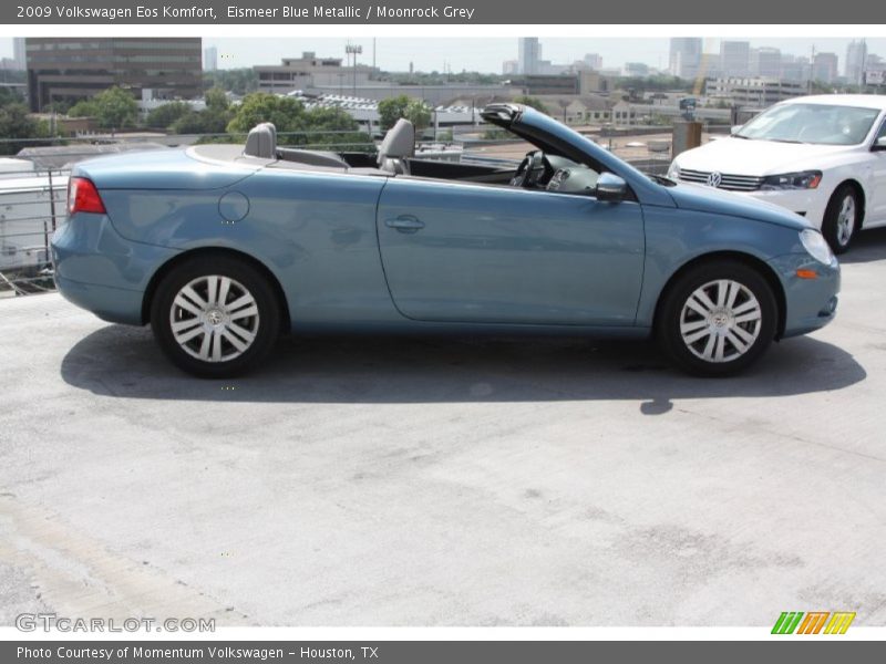 Eismeer Blue Metallic / Moonrock Grey 2009 Volkswagen Eos Komfort