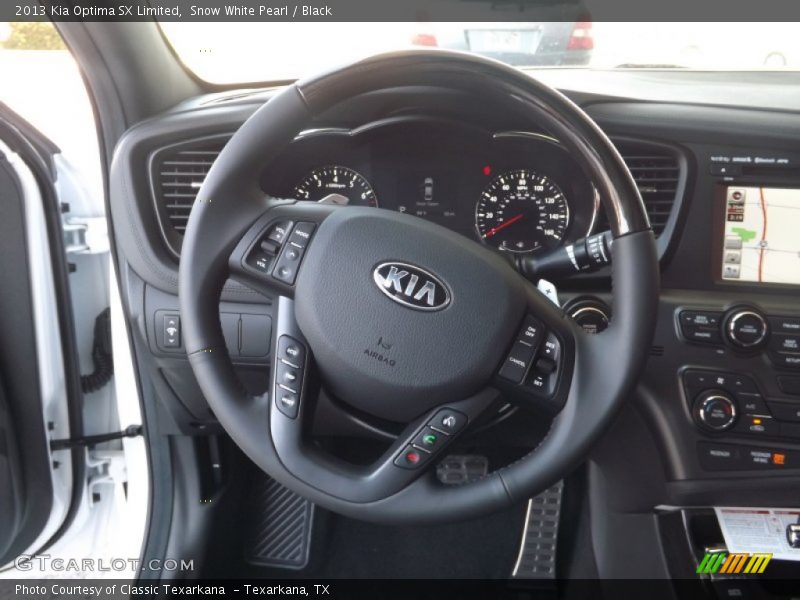 Snow White Pearl / Black 2013 Kia Optima SX Limited