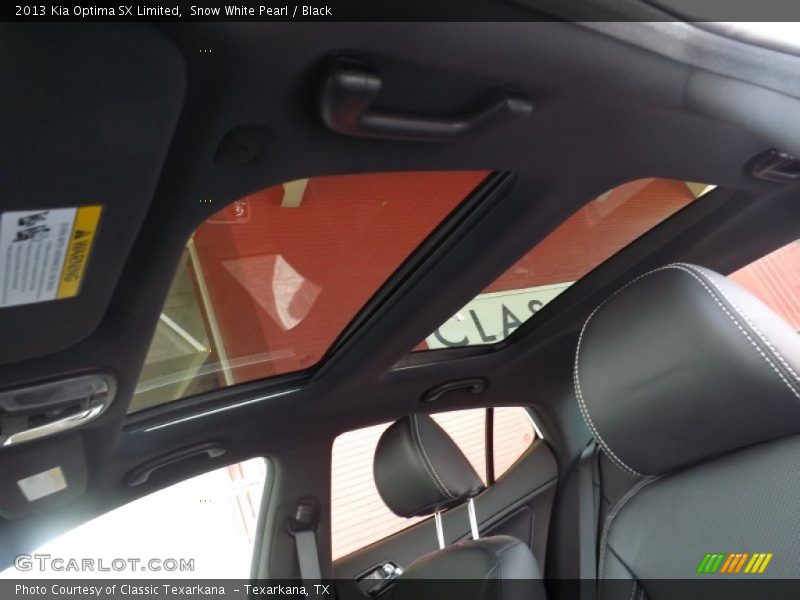 Snow White Pearl / Black 2013 Kia Optima SX Limited