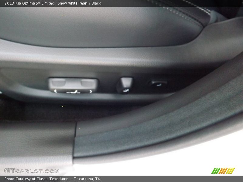 Snow White Pearl / Black 2013 Kia Optima SX Limited