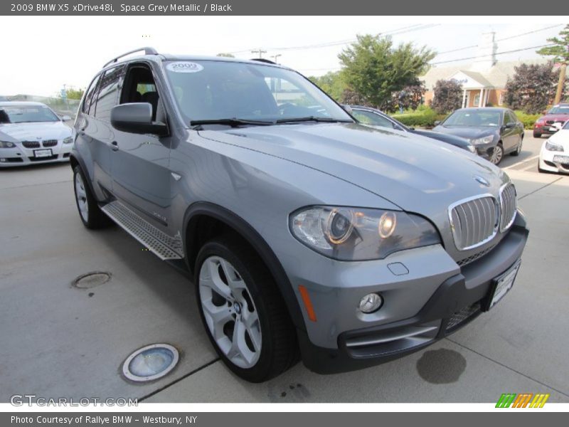 Space Grey Metallic / Black 2009 BMW X5 xDrive48i