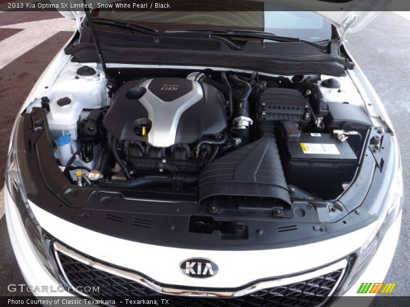 Snow White Pearl / Black 2013 Kia Optima SX Limited