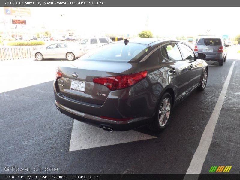 Metal Bronze Pearl Metallic / Beige 2013 Kia Optima EX