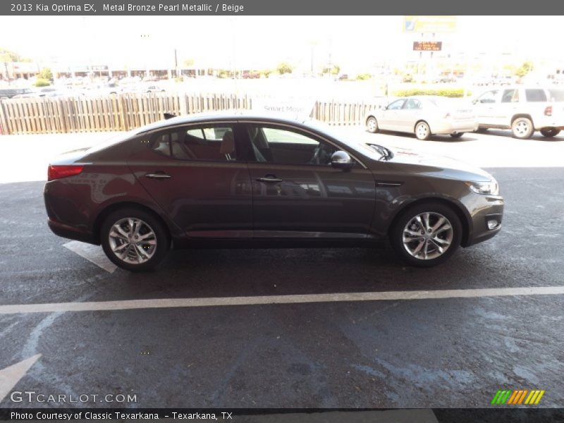 Metal Bronze Pearl Metallic / Beige 2013 Kia Optima EX