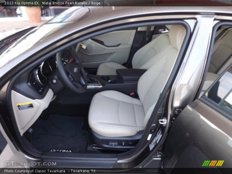 Metal Bronze Pearl Metallic / Beige 2013 Kia Optima EX