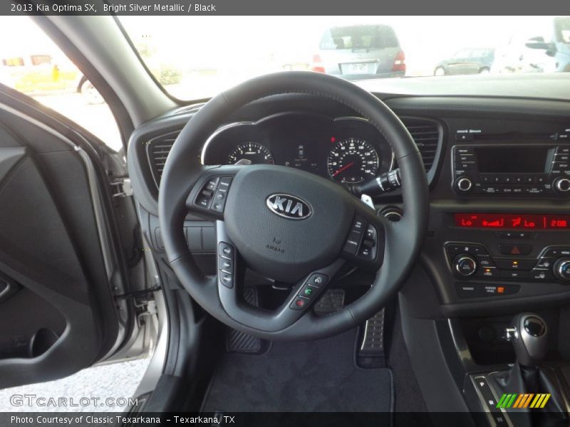 Bright Silver Metallic / Black 2013 Kia Optima SX