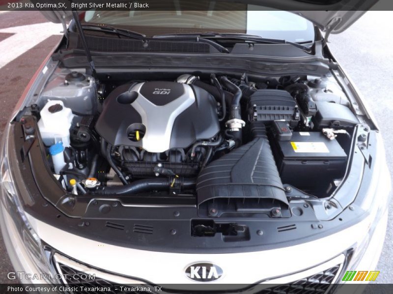 Bright Silver Metallic / Black 2013 Kia Optima SX