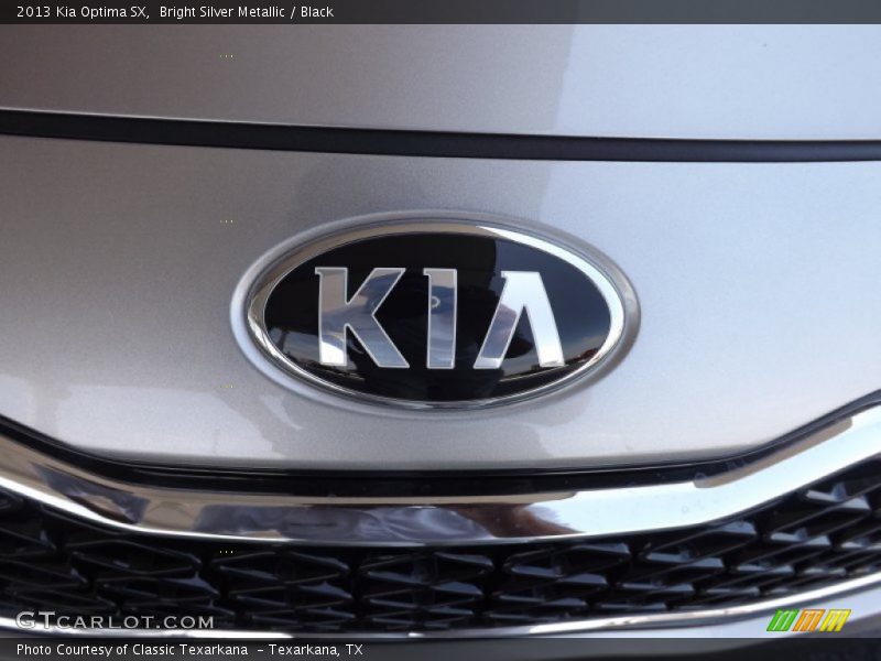 Bright Silver Metallic / Black 2013 Kia Optima SX
