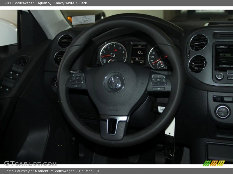 Candy White / Black 2013 Volkswagen Tiguan S