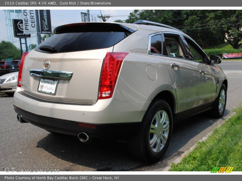 Gold Mist / Shale/Brownstone 2010 Cadillac SRX 4 V6 AWD