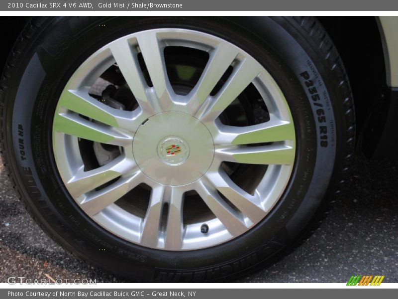 Gold Mist / Shale/Brownstone 2010 Cadillac SRX 4 V6 AWD