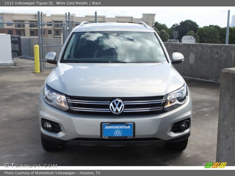 White Gold Metallic / Black 2013 Volkswagen Tiguan SE